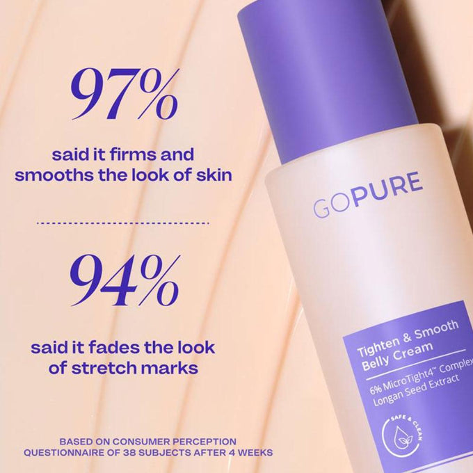 GoPure Tighten Smooth Belly Cream 125ml Body Moisturizer