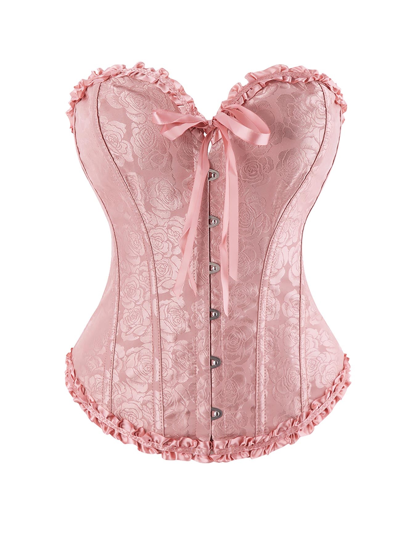 Gothic Jacquard Corset Top