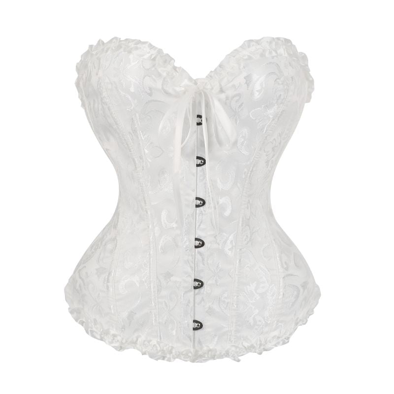 Gothic Jacquard Corset Top