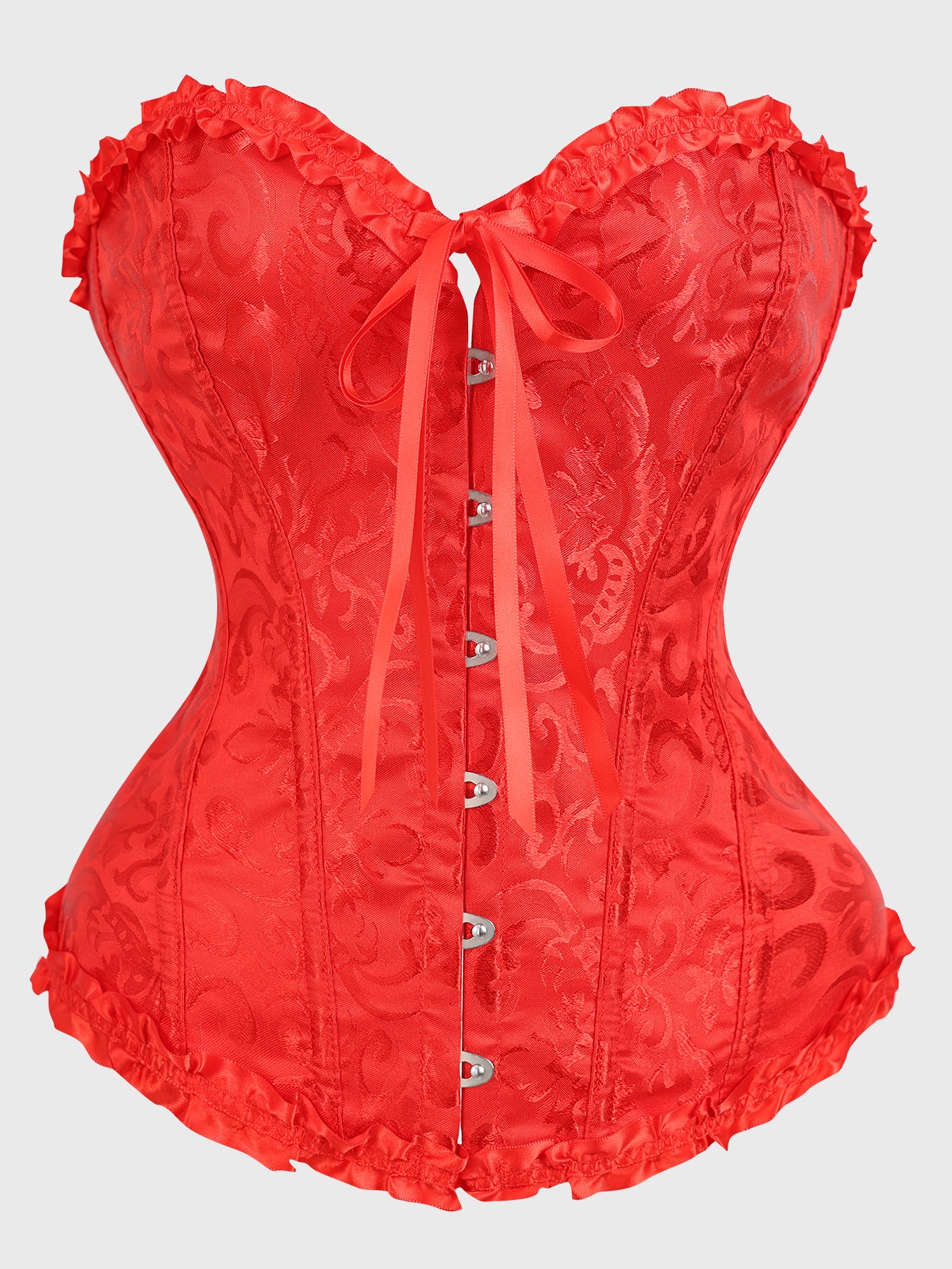 Gothic Jacquard Corset Top