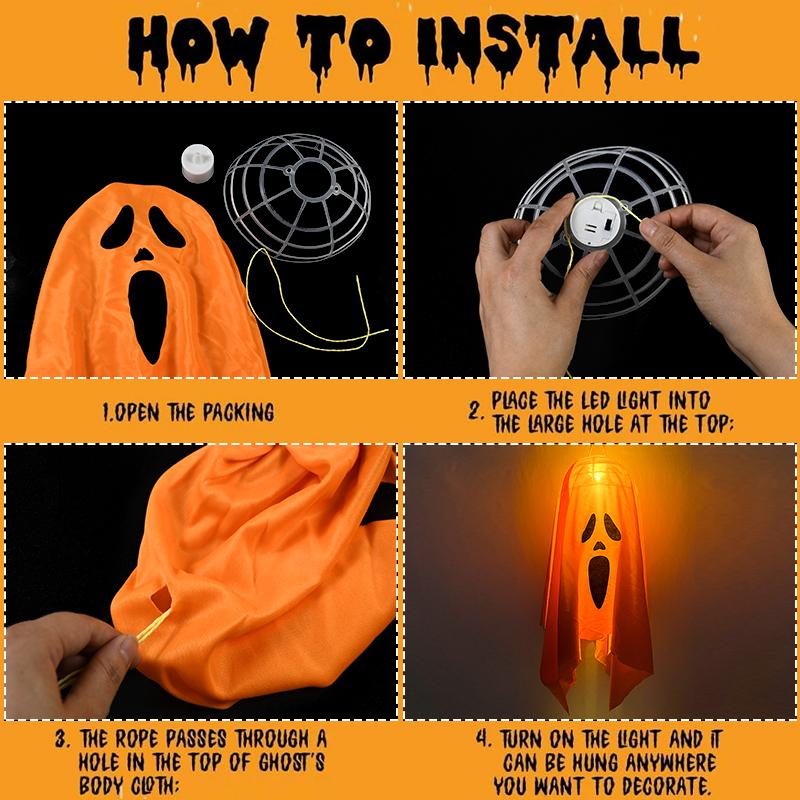 Halloween LED Ghost Decoration
