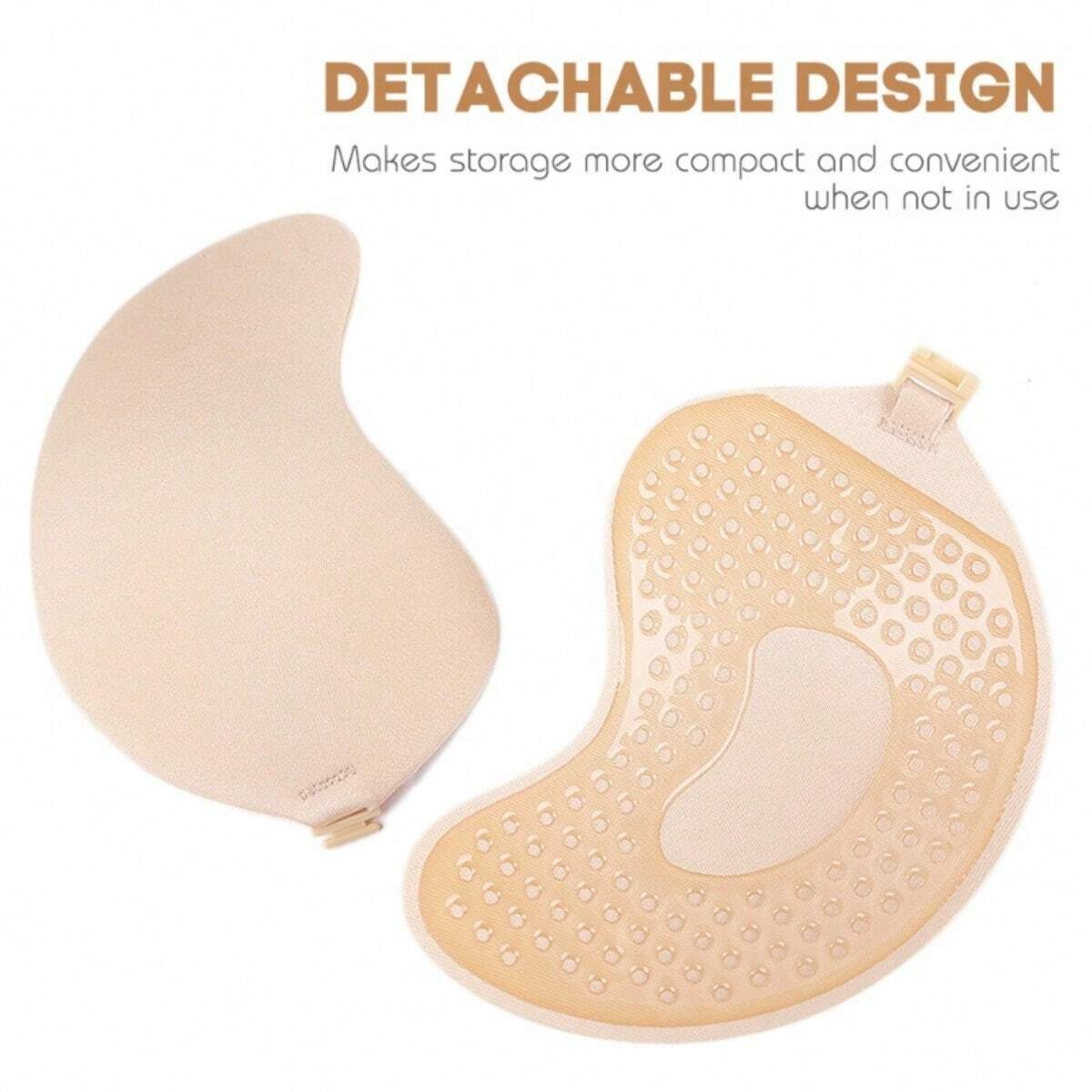 Invisible Silicone Adhesive Bra Patches for Women Reusable