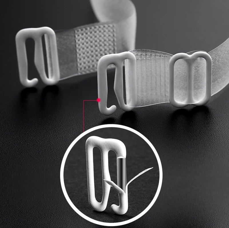 Invisible Transparent Adjustable Silicone Bra Straps