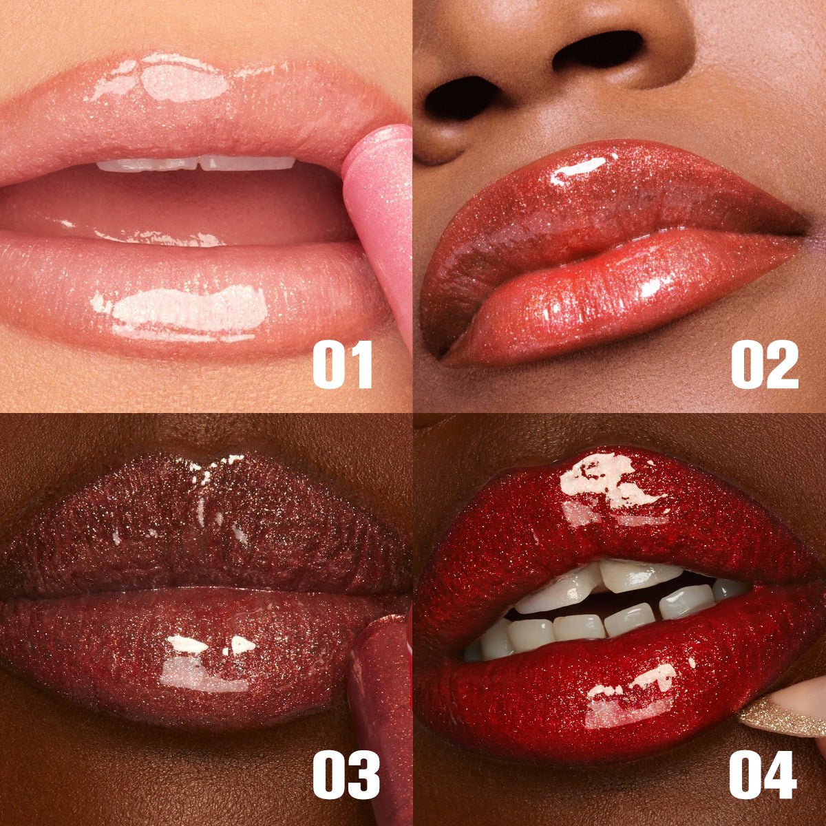 Juicy Lip Plumper Gloss Balm Hydrating Shimmer Lipstick Long-Wearing Moisturizing Lip Color - WebLuxes Store