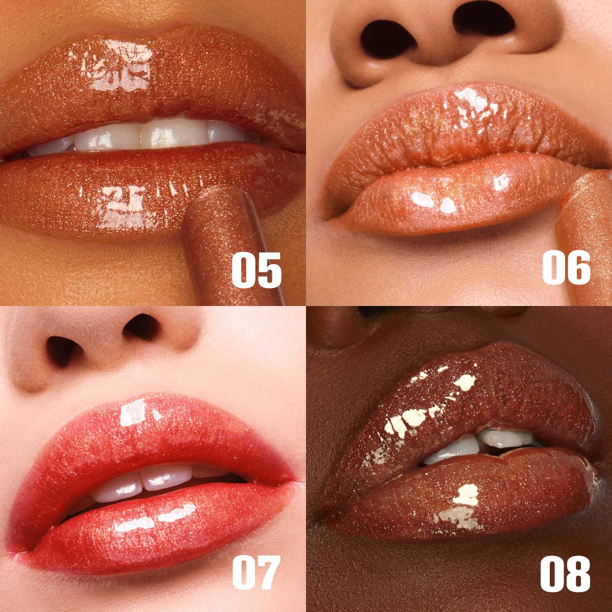 Juicy Lip Plumper Gloss Balm Hydrating Shimmer Lipstick Long-Wearing Moisturizing Lip Color - WebLuxes Store