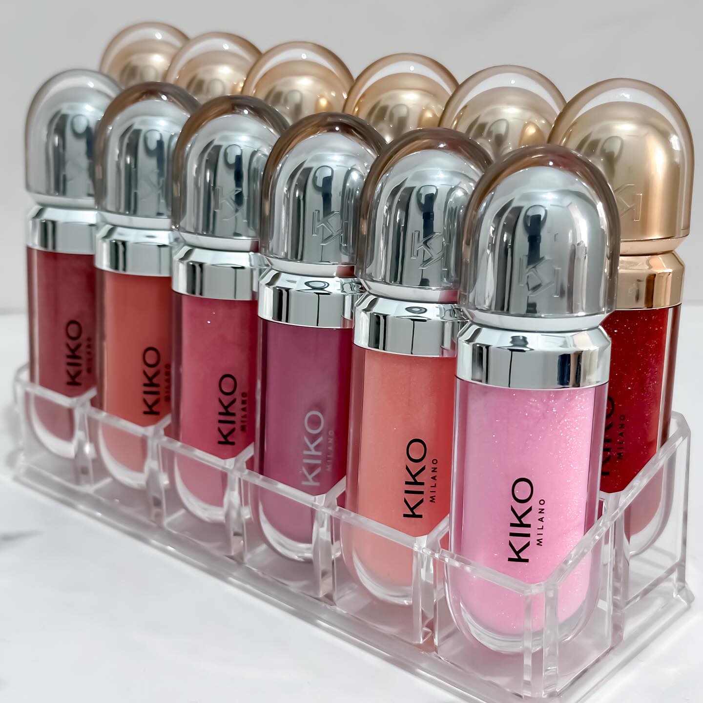 KIKO 3D Mirror Lip Gloss | Waterproof Long Lasting Lip Glaze