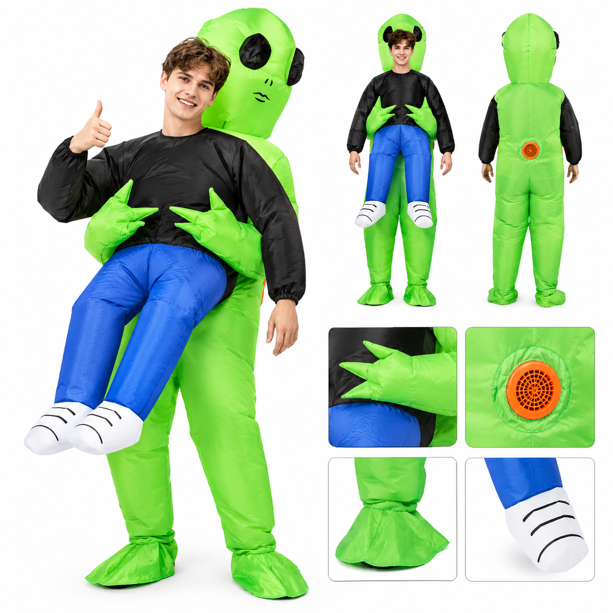 Kids Inflatable Alien Costume