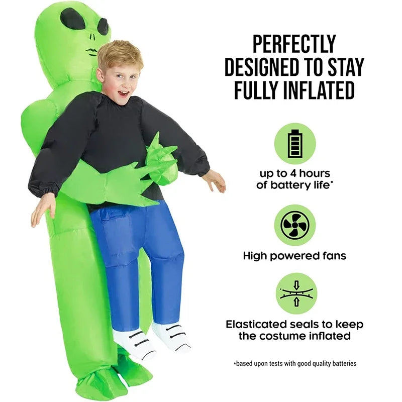 Kids Inflatable Alien Costume