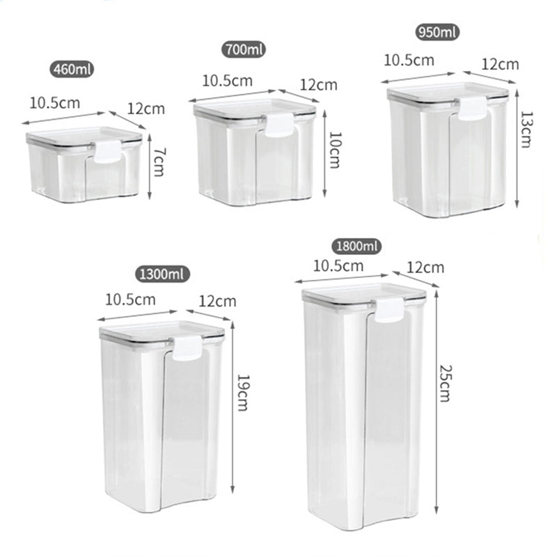 Large Sealed Kitchen Grain Storage Containers Food Organizer