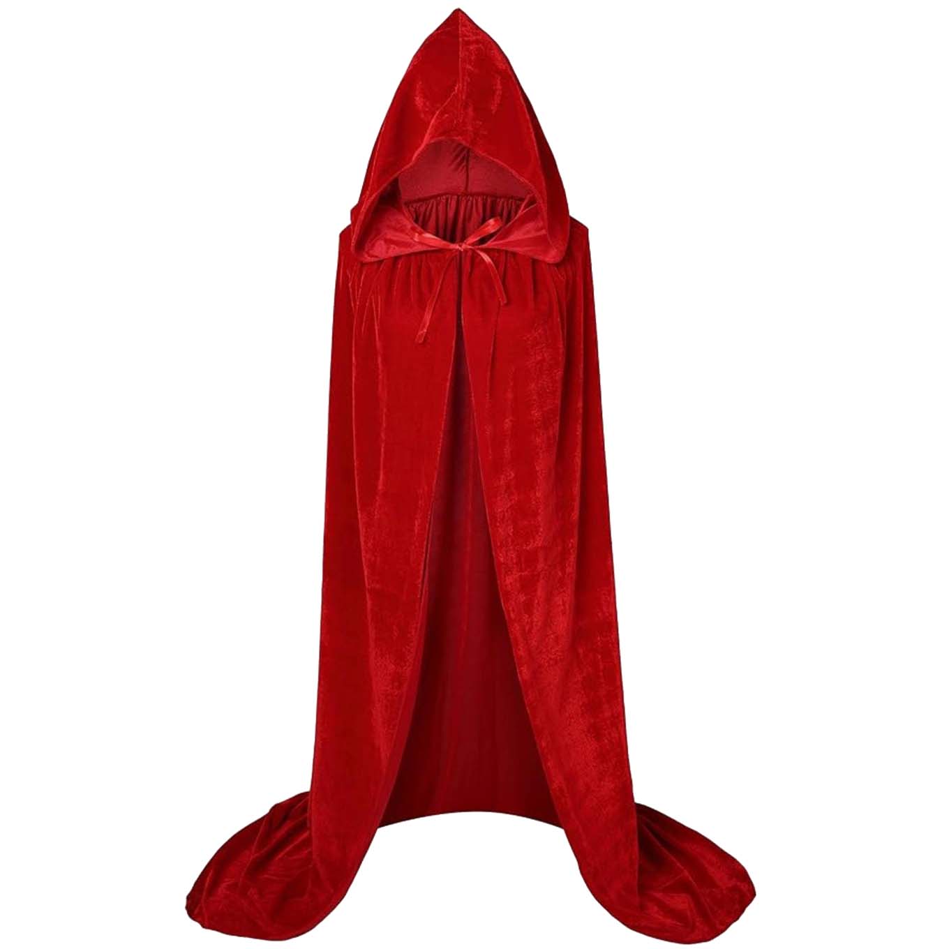 Long Hooded Halloween Velvet Cloak