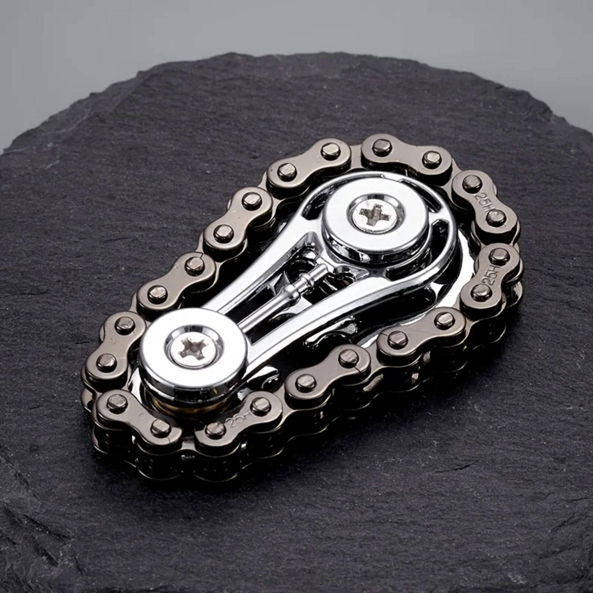 Metal Bike Chain Fidget Spinner EDC Stress Relief Desk Toy - Web Luxes