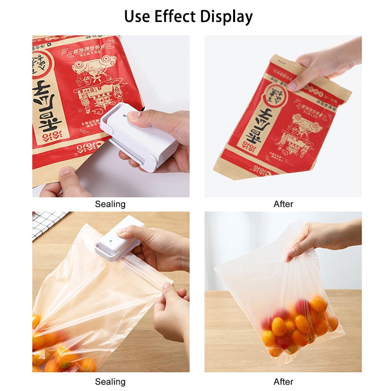 Mini Heat Bag Sealer Machine Portable Food Package Sealer