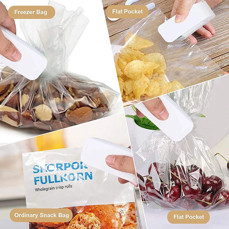 Mini Heat Bag Sealer Machine Portable Food Package Sealer