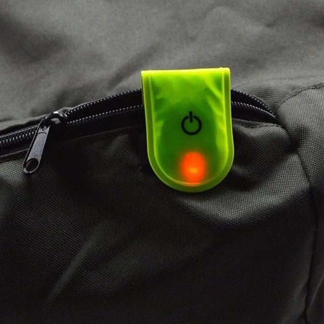 Night Running Reflector Light Magnetic LED Safety Clip | Rechargeable Outdoor Running & Cycling Light - Web Luxes