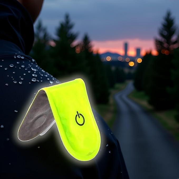 Night Running Reflector Light Magnetic LED Safety Clip | Rechargeable Outdoor Running & Cycling Light - Web Luxes