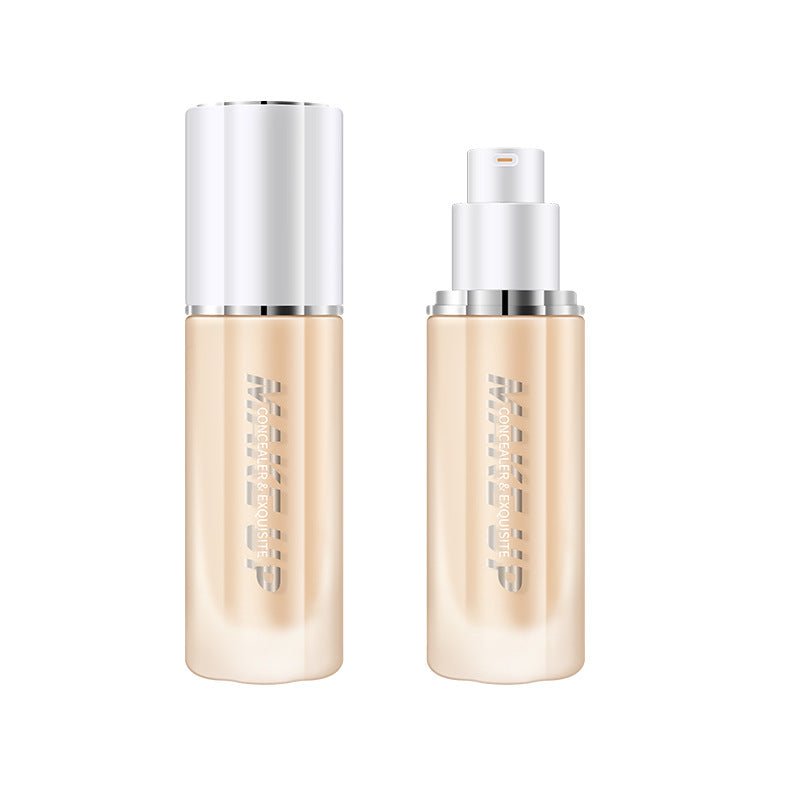 Oil Control Concealer Concentrate Liquid Foundation 28ml for Long-Lasting Hydrating Matte Finish - WebLuxes Store