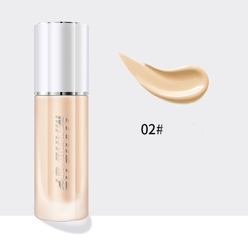Oil Control Concealer Concentrate Liquid Foundation 28ml for Long-Lasting Hydrating Matte Finish - WebLuxes Store