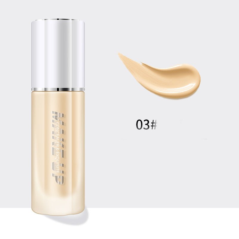 Oil Control Concealer Concentrate Liquid Foundation 28ml for Long-Lasting Hydrating Matte Finish - WebLuxes Store