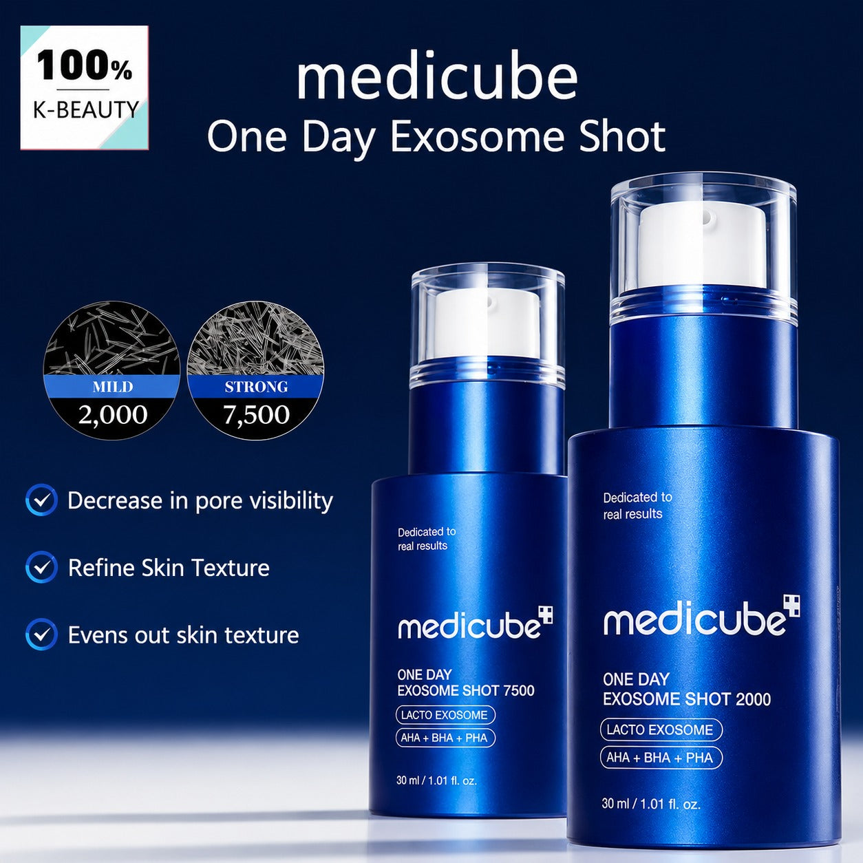 One Day Exosome Shot Fast Absorbing Booster Serum
