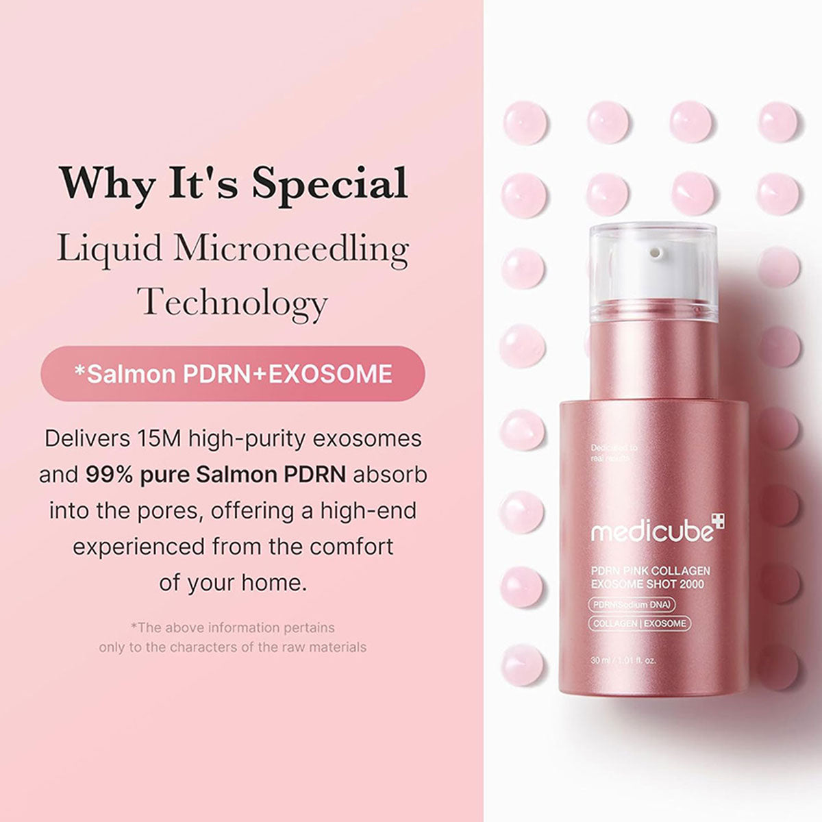 PDRN Pink Collagen Exosome Shot Hydrating Face Serum