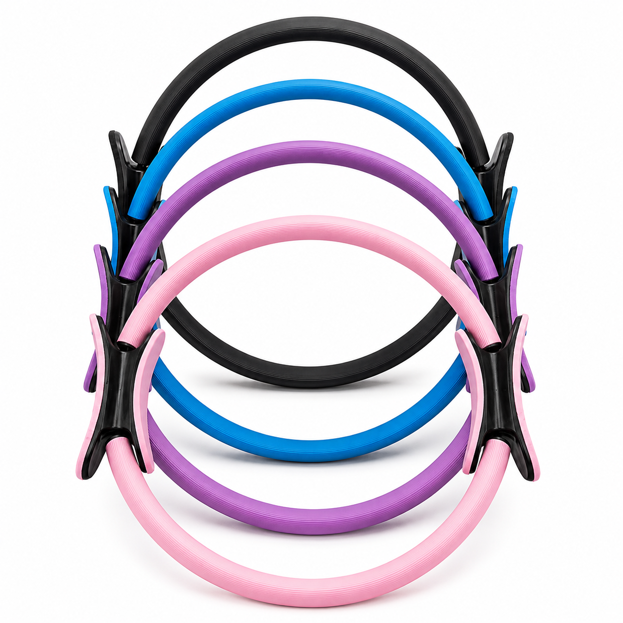 Pilates Ring for Yoga & Fitness – Resistance Exercise Circle with Comfortable Grip for Home Workouts