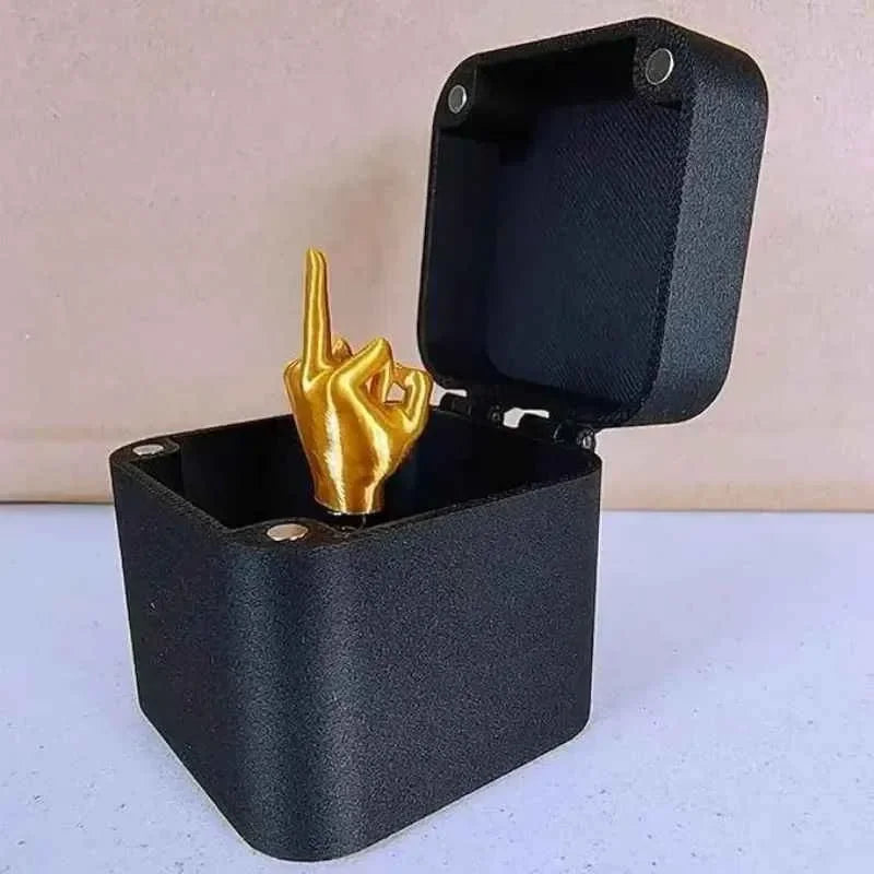 Pop Up Middle Finger Gift Box Funny Novelty Prank Gift