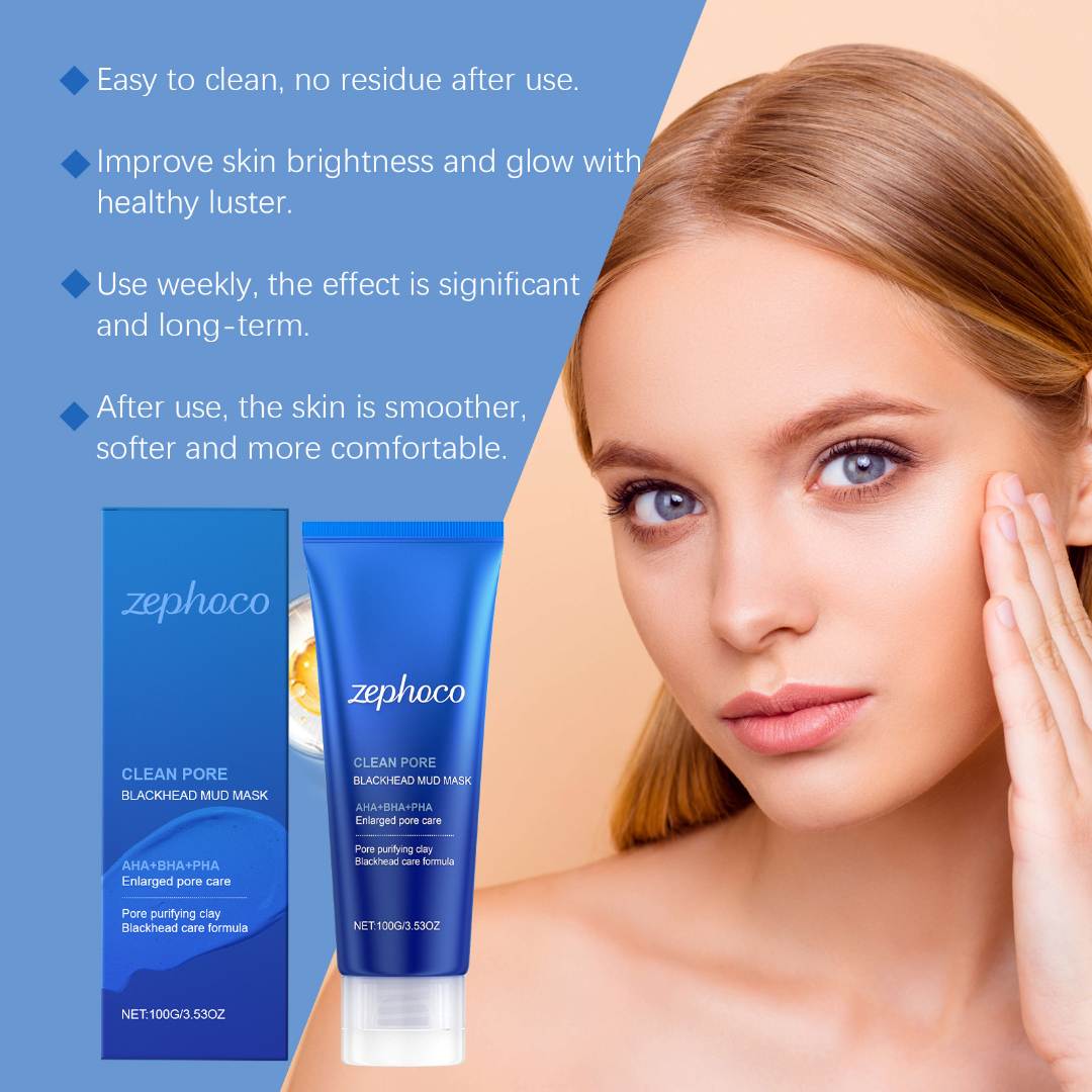 Pore Cleaning Mud Mask with AHA BHA PHA Exfoliator
