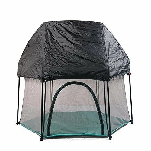Portable Mesh Canopy for Baby Playard & Playpen with Sun Shade and Mosquito Net