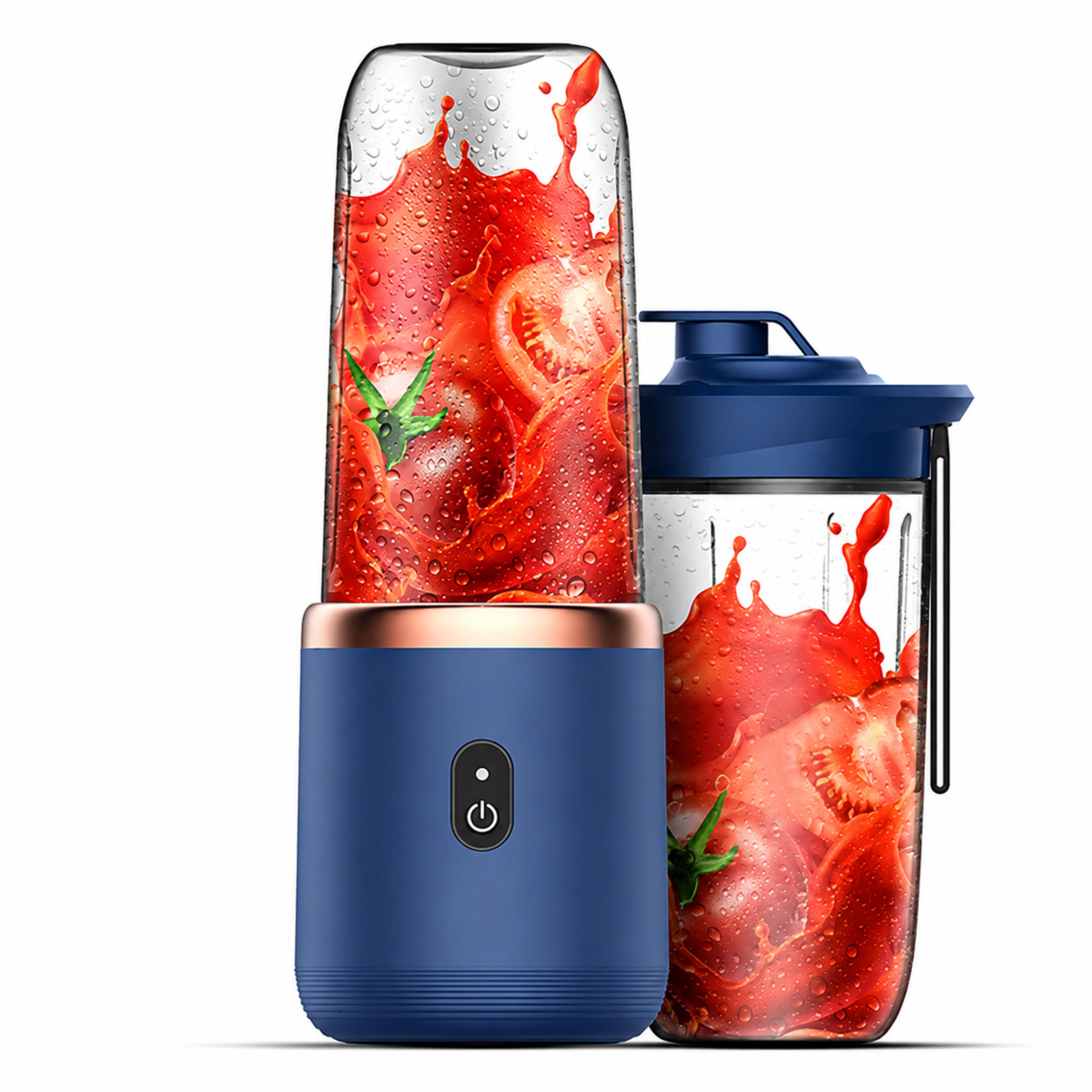 Portable Mini Blender 6 Blade USB Rechargeable Juice Maker