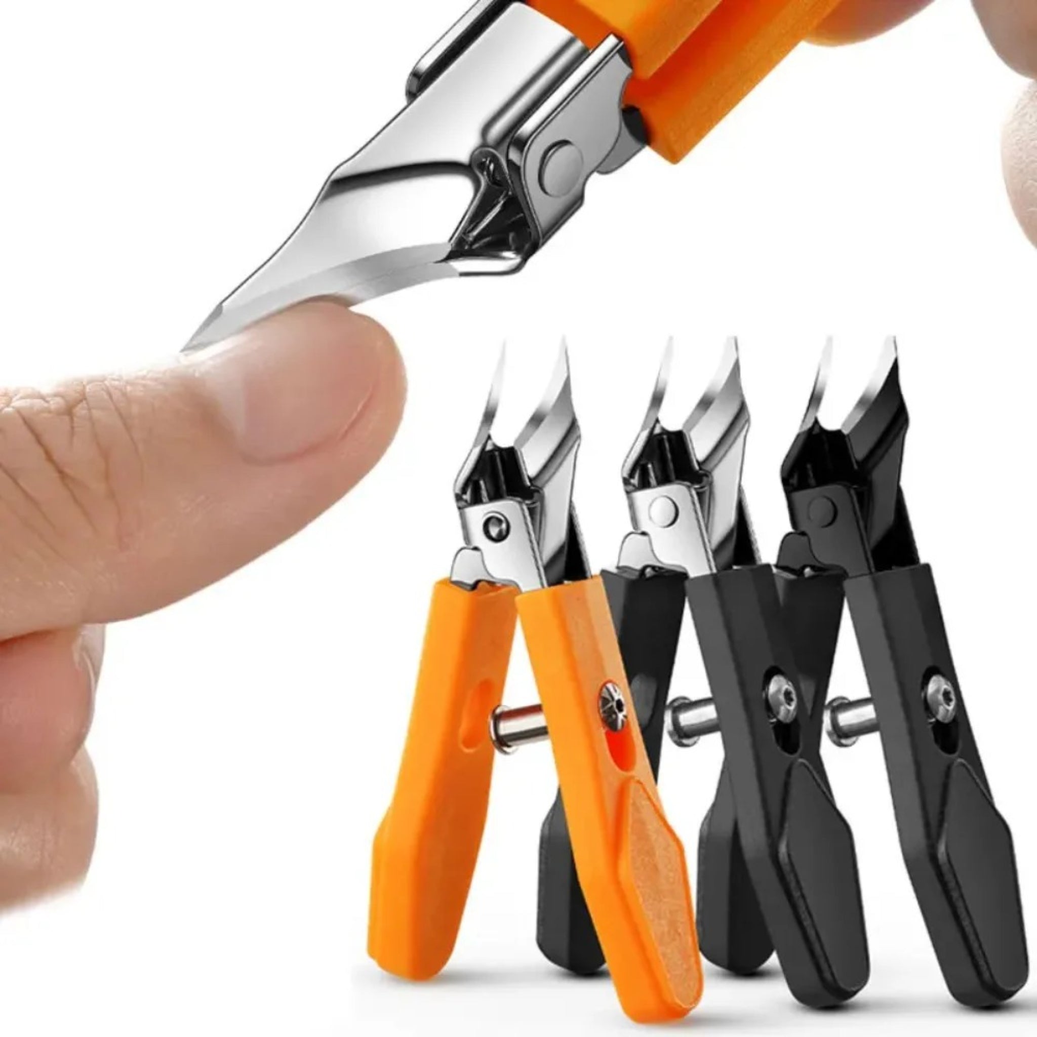 Professional Ingrown Toenail Clipper – 25° Slant Edge Stainless Steel Nail Trimmer with Wide Jaw Opening - WebLuxes Store