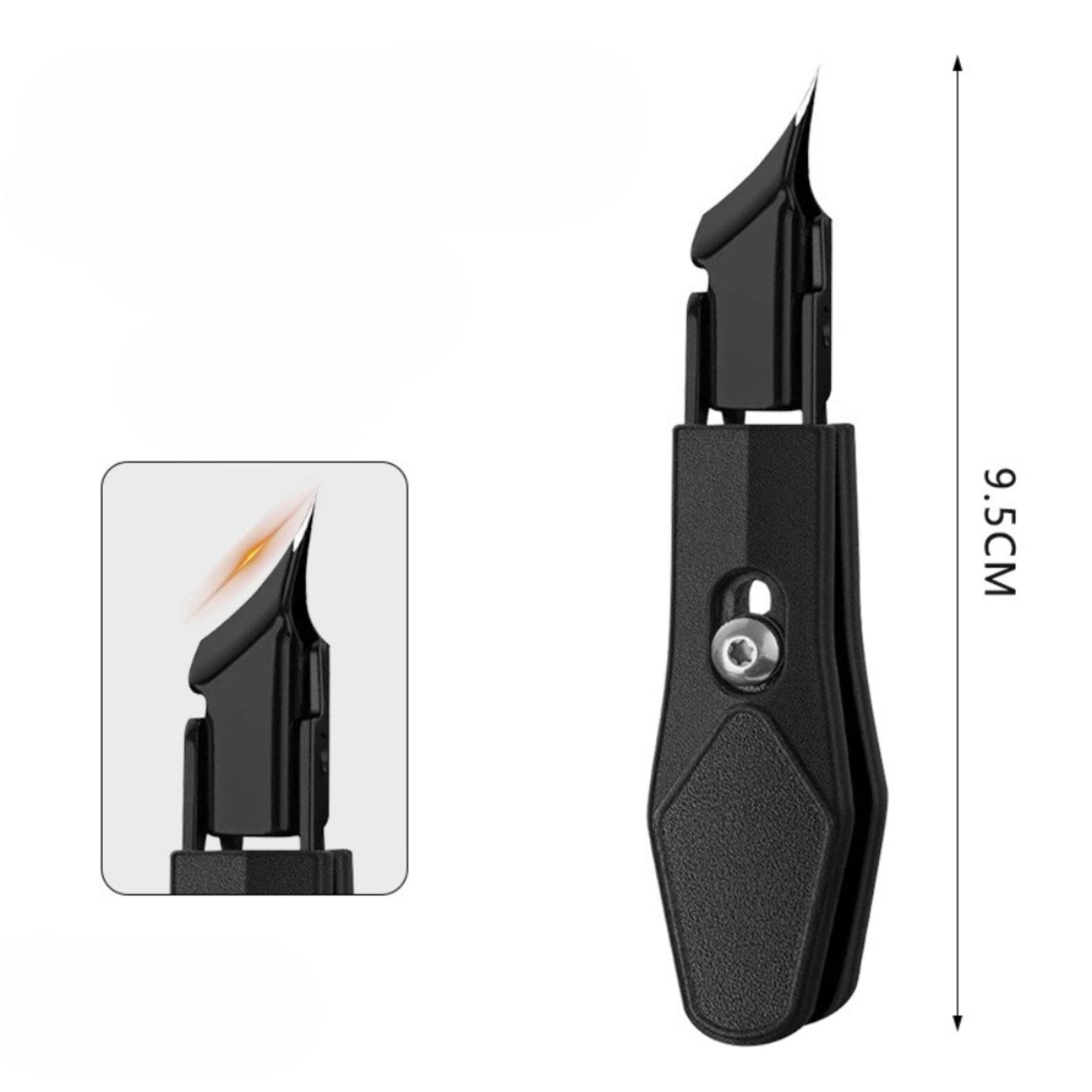 Professional Ingrown Toenail Clipper – 25° Slant Edge Stainless Steel Nail Trimmer with Wide Jaw Opening - WebLuxes Store
