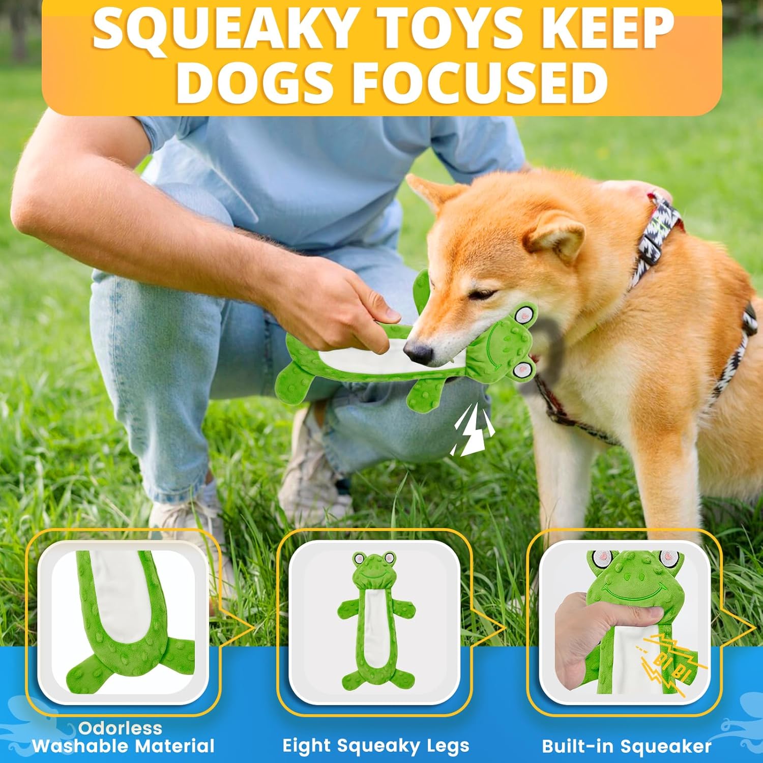 Puppy Toy Set for Small Dogs – Plush Squeaky, Rope, Chew Ball & Teething Toys