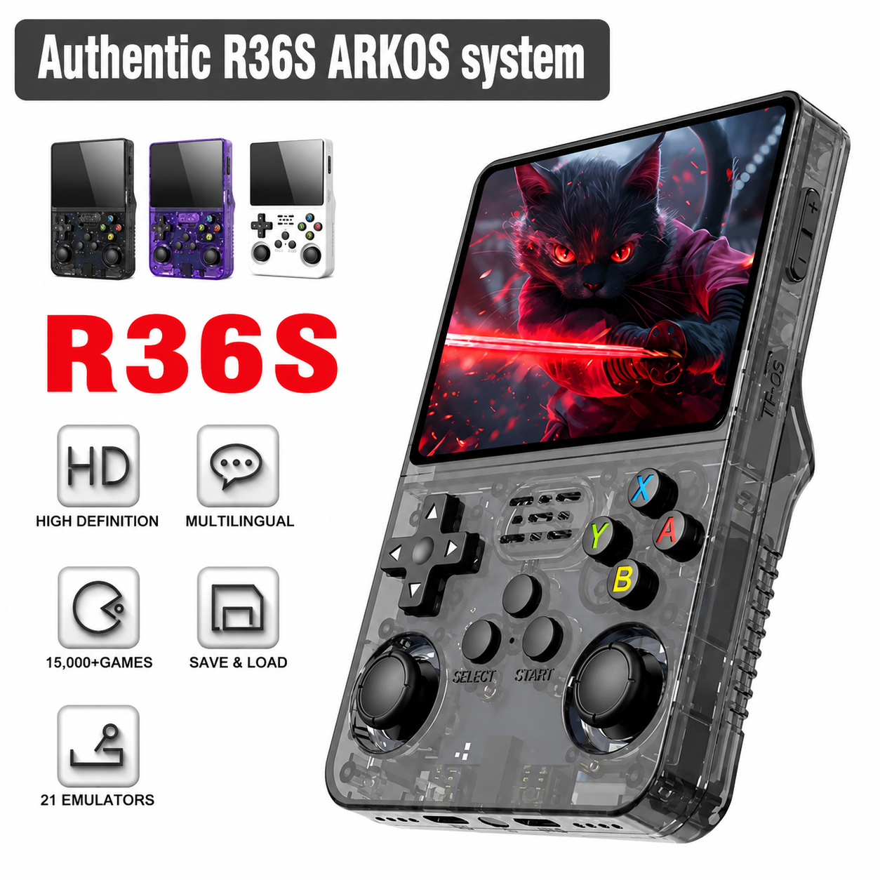 R36S Retro Handheld Game Console | Linux Gaming Console | WebLuxes