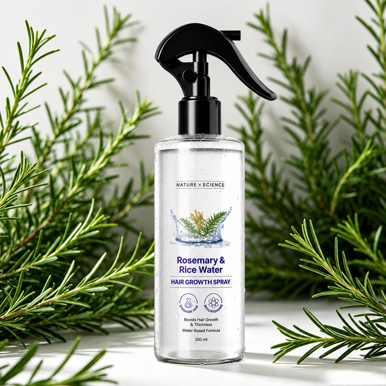 Rosemary Rice Water Hair Growth Spray Scalp Serum