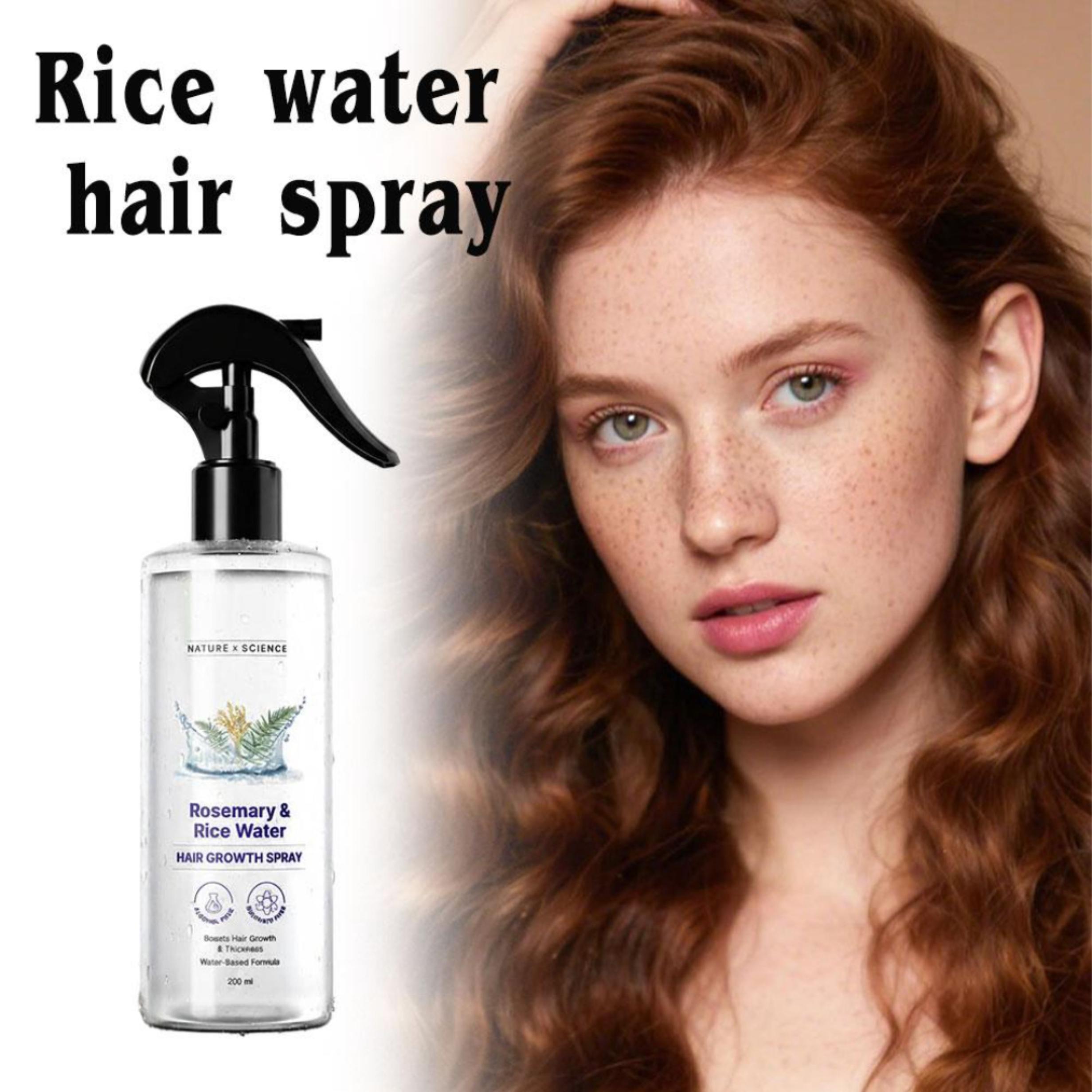 Rosemary Rice Water Hair Growth Spray Scalp Serum