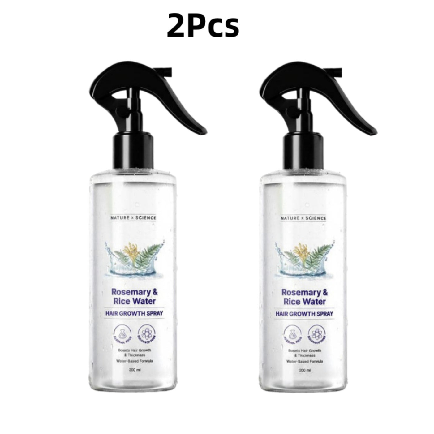 Rosemary Rice Water Hair Growth Spray Scalp Serum
