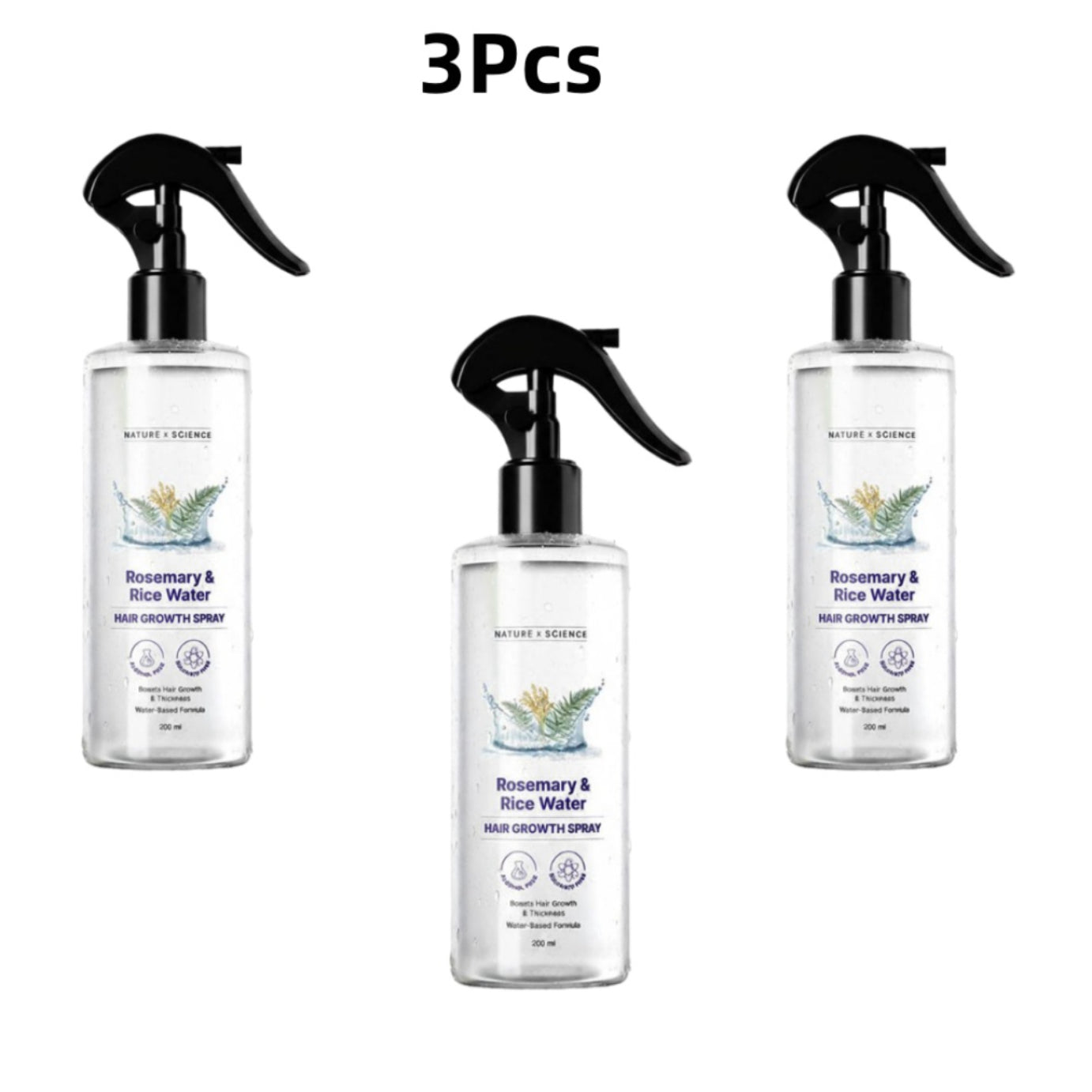 Rosemary Rice Water Hair Growth Spray Scalp Serum