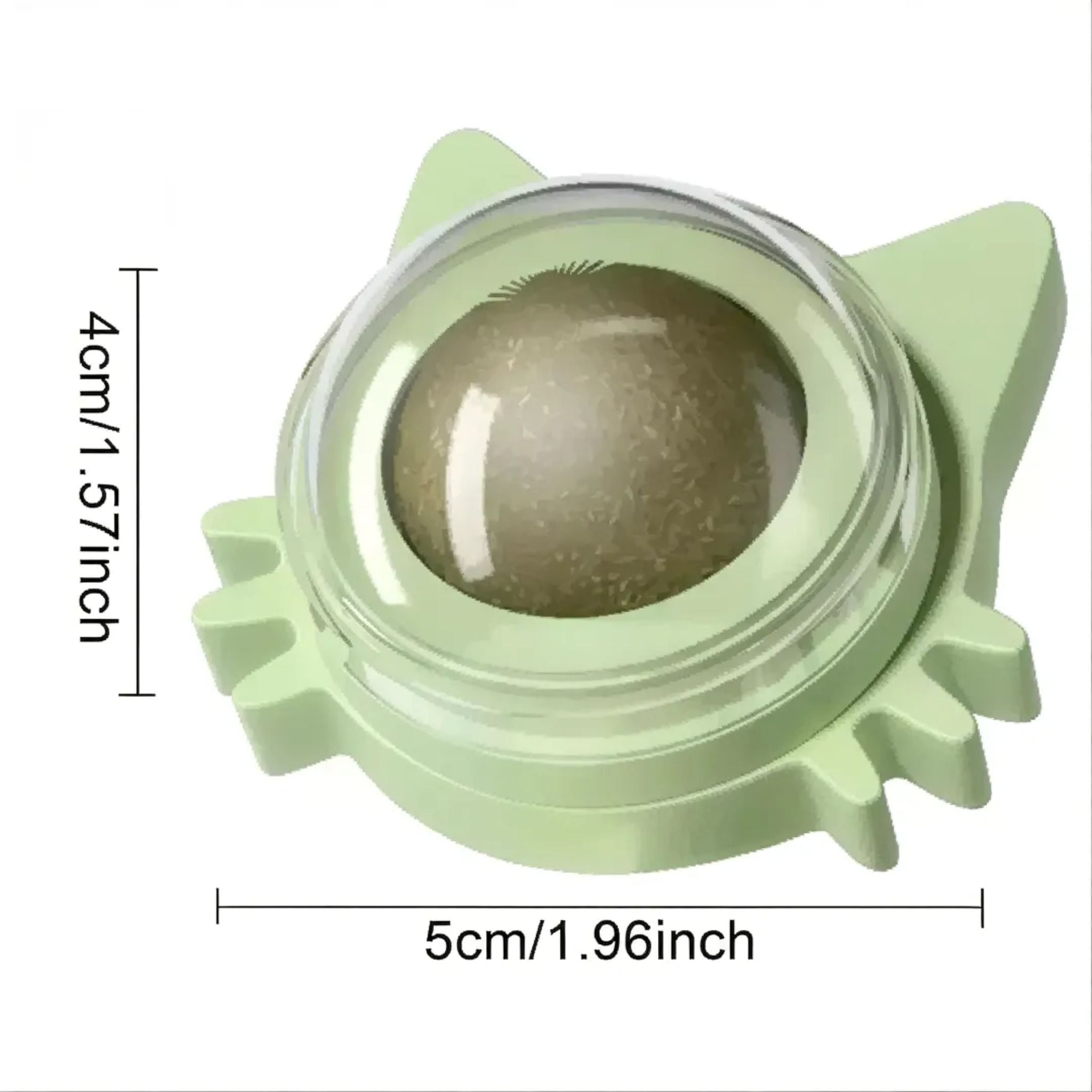 Rotating Catnip Ball Wall-Mounted Interactive Licking Toy for Cats