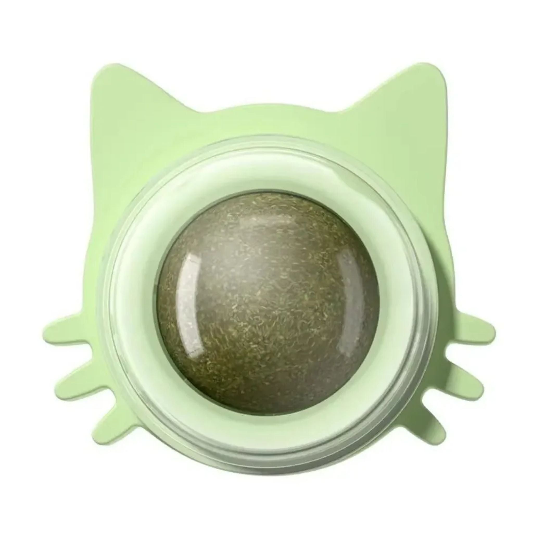 Rotating Catnip Ball Wall-Mounted Interactive Licking Toy for Cats
