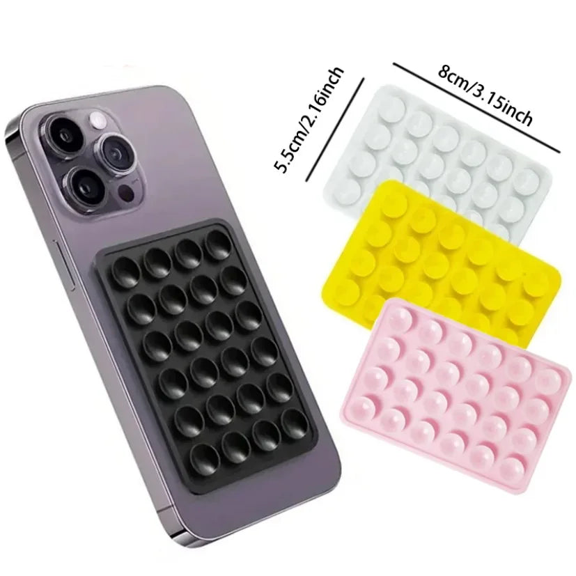 Silicone Suction Phone Holder Mat Anti Slip Wall Mount
