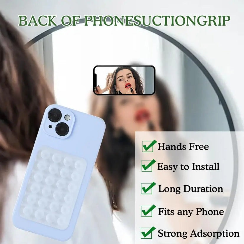 Silicone Suction Phone Holder Mat Anti Slip Wall Mount