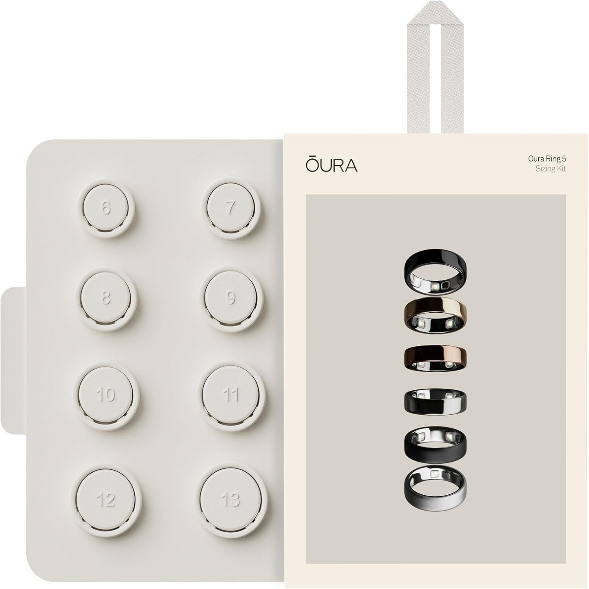 Smart Ring Sizing Kit for Health Tracking Ring - Accurate Ring Size Measurement Kit Before Purchase