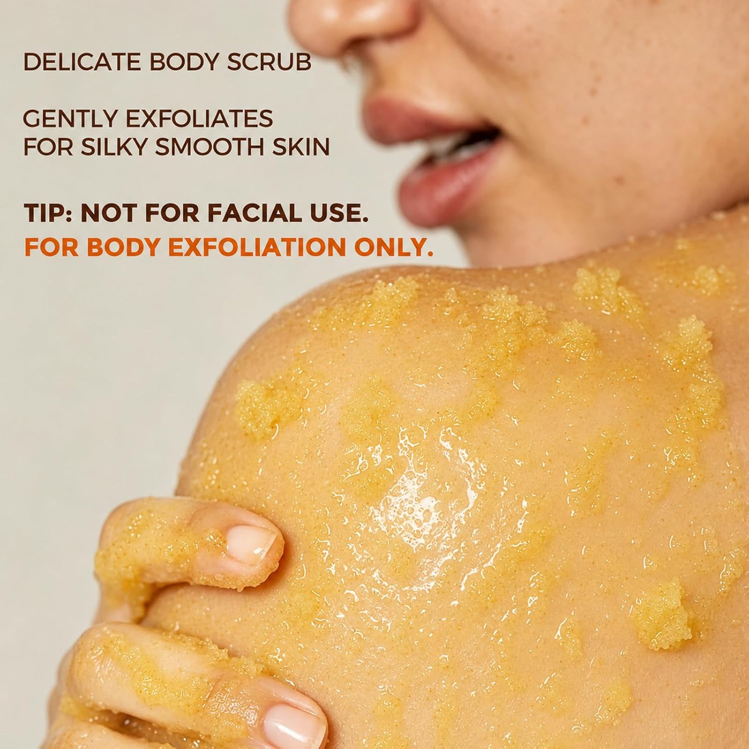 Turmeric Body Scrub – Gentle Exfoliating Body Polish for Smooth, Soft & Radiant Skin, Botanical Exfoliator for Dull & Uneven Skin Texture, 9.8 oz - WebLuxes Store