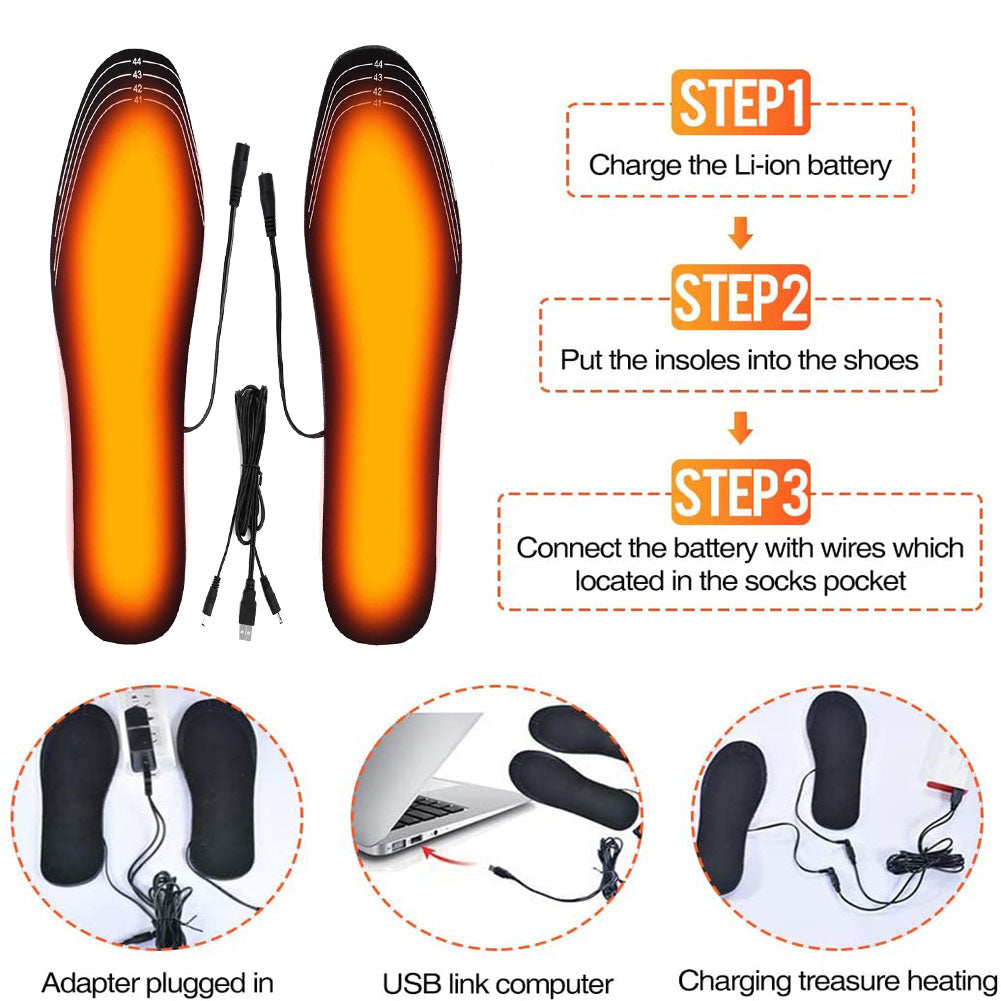 USB Heated Insoles for Shoes