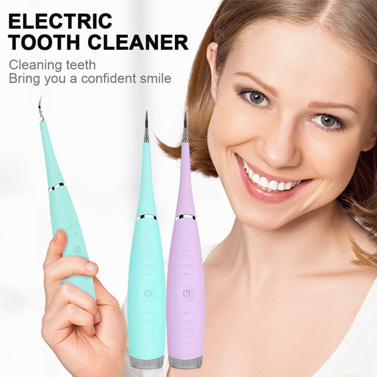 Ultrasonic Tooth Cleaner Electric Dental Hygiene Tool