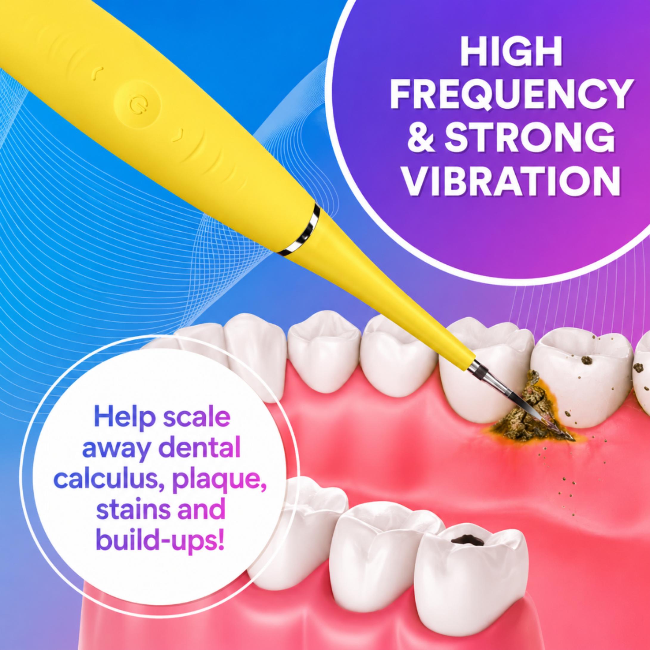 Ultrasonic Tooth Cleaner Electric Dental Hygiene Tool