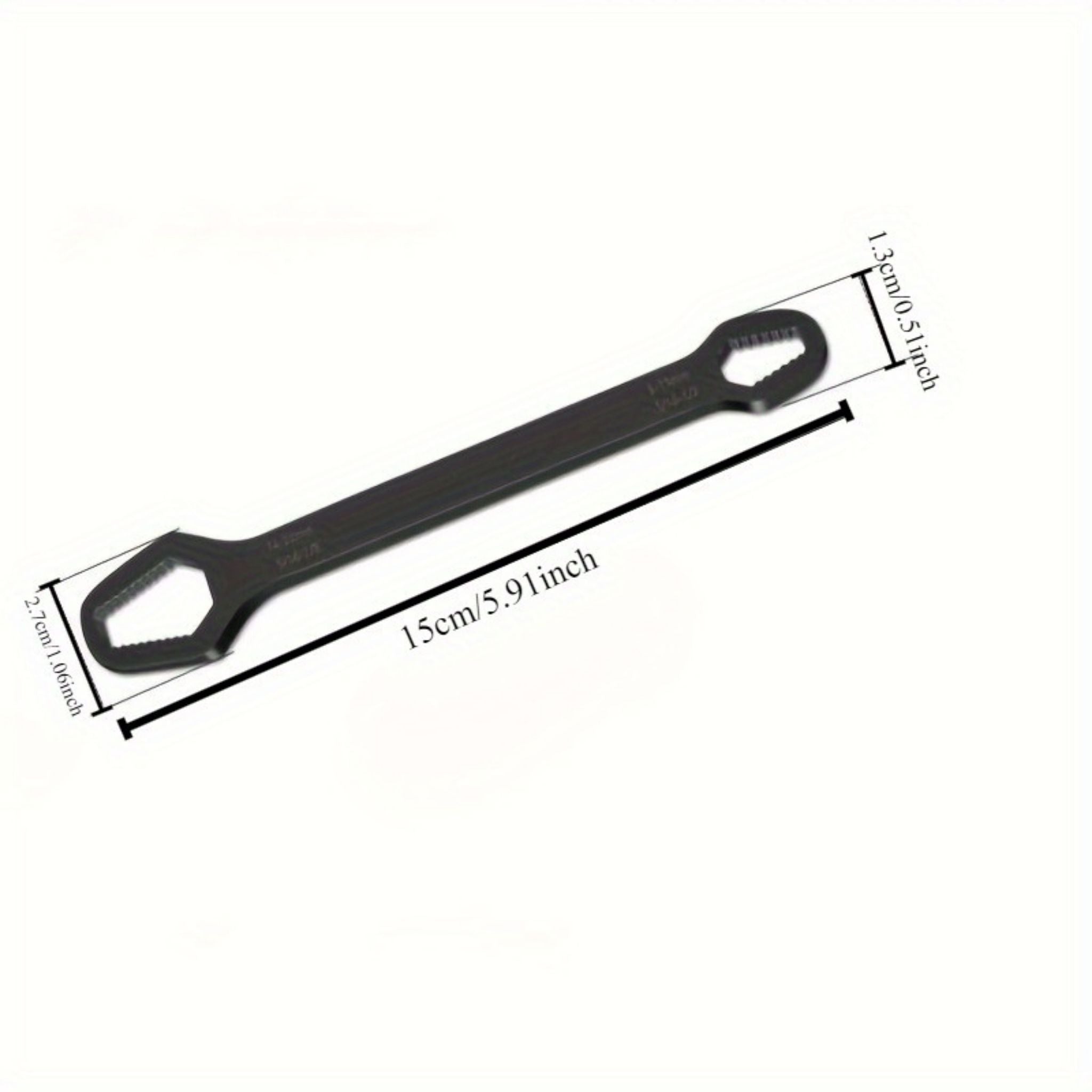 Universal Double Ended Adjustable Ratchet Wrench 3-17mm Self-Tightening Repair Spanner - Web Luxes