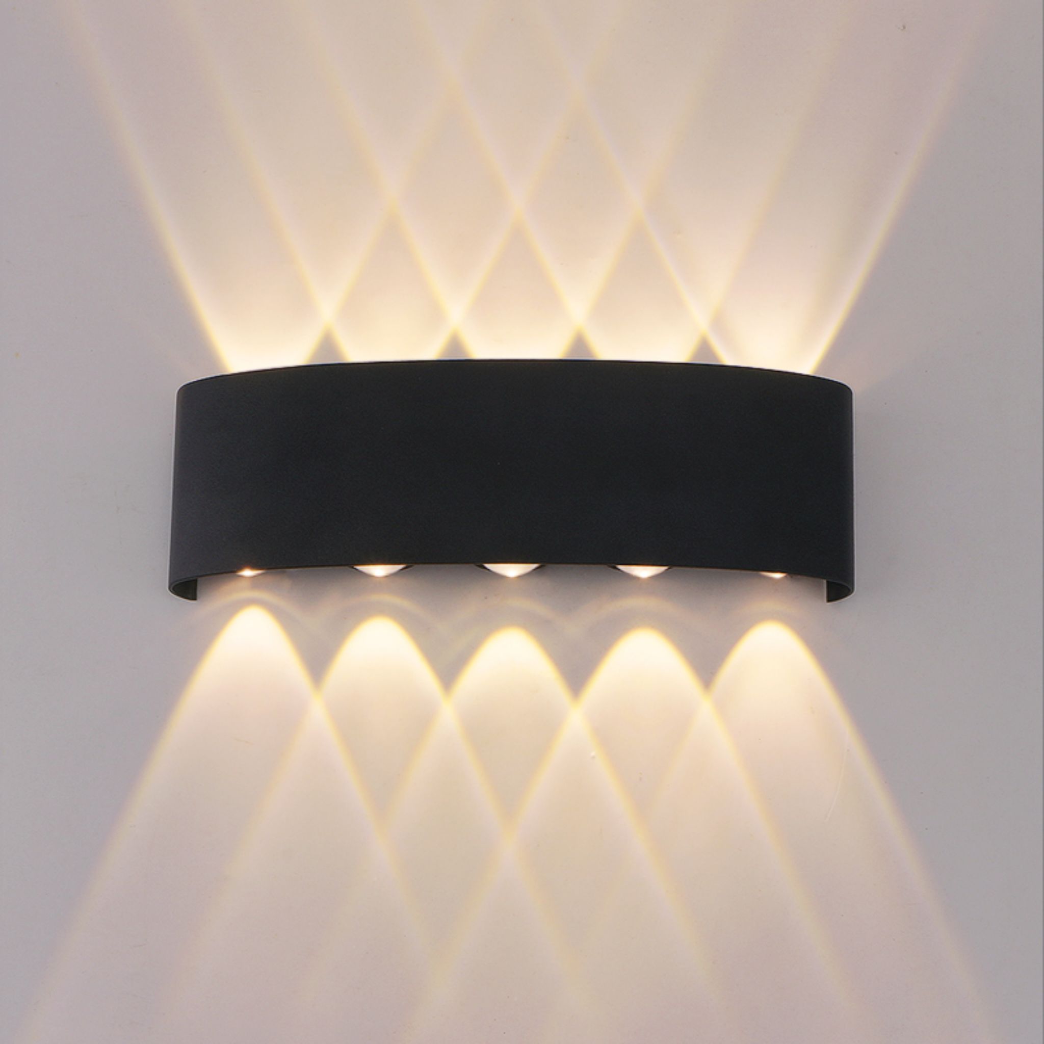 Up & Down LED Wall Lamp Waterproof Indoor Outdoor Wall Light for Bedroom & Living Room - Web Luxes