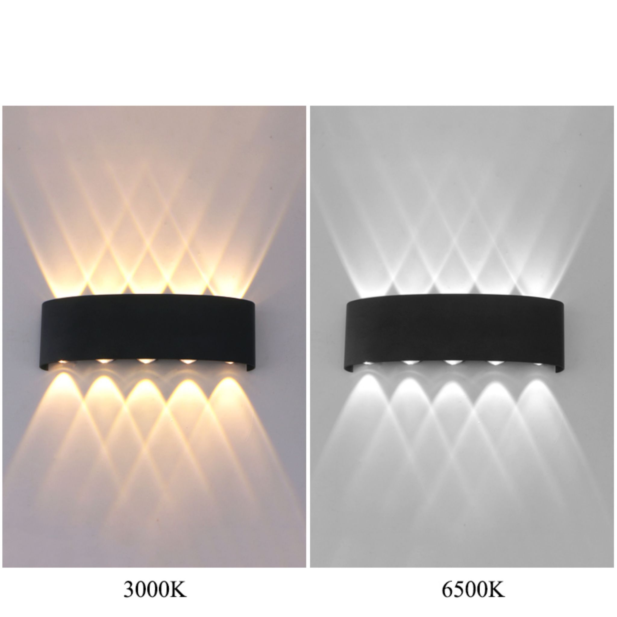 Up & Down LED Wall Lamp Waterproof Indoor Outdoor Wall Light for Bedroom & Living Room - Web Luxes