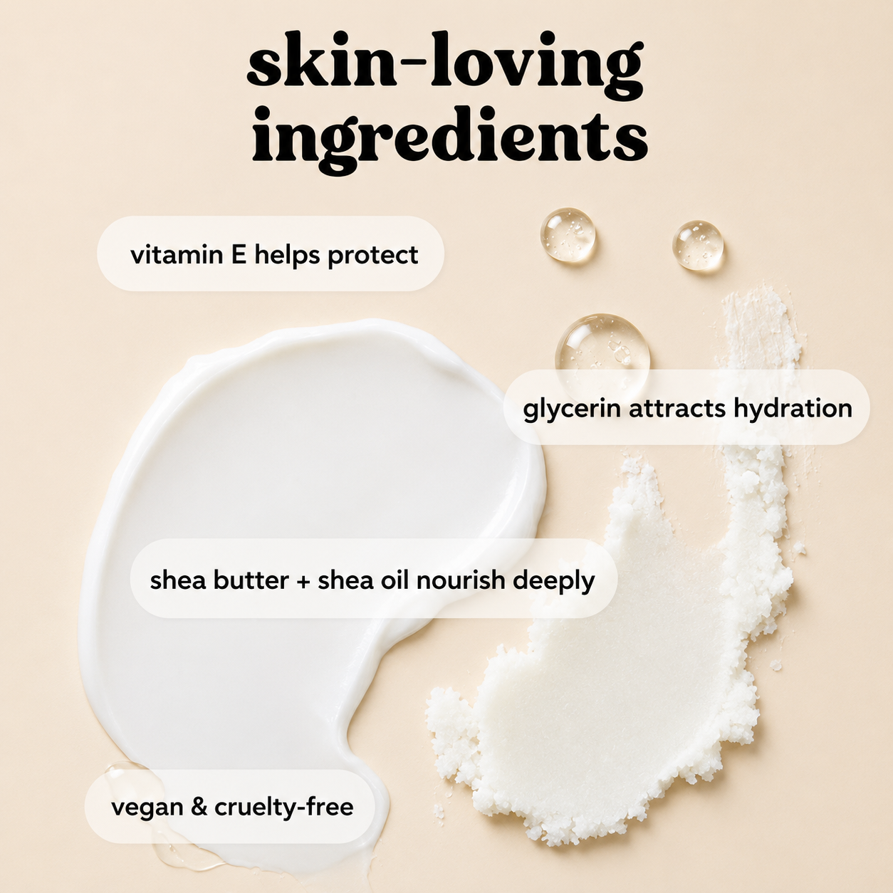 Vanilla Cashmere Body Lotion with Shea Butter - 24-Hour Moisturizing Lotion for Dry Skin, Lightweight & Non-Greasy, 16 fl oz